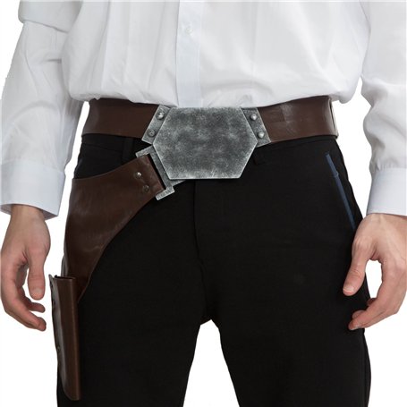 Cosplay Han Solo Costume Hommes Avec Ceinture étui de Revolver S'habiller PU Cuir Adulte Vêtements Replique