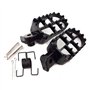 MOVKZACV Lot de 2 repose-pieds larges en aluminium pour moto tout-terrain avec vis, 20 x 50 mm