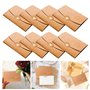 Mini Enevolop en papier kraft, 20 petites enveloppes pour cartes-cadeaux avec fermoir en forme de cœur, Mini Enevolops pour anni