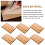 Mini Enevolop en papier kraft, 20 petites enveloppes pour cartes-cadeaux avec fermoir en forme de cœur, Mini Enevolops pour anni