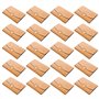 Mini Enevolop en papier kraft, 20 petites enveloppes pour cartes-cadeaux avec fermoir en forme de cœur, Mini Enevolops pour anni