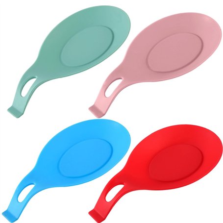 cpcs Spawn Rest Louche Silicone Holder Gate Résistant Non Slip Chucking Ustensiles
