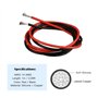 HobbyInn Kit de connecteurs de batterie RC Lipo Deans T XT30 XT60 EC3 mâle et femelle avec fil en silicone et tube thermorétract