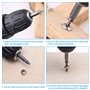 6 Pièces Kit Extracteur de Vis, H.S.S 6542# Extracteur de Goujon, Endommagé Vis Extracteurs pour Retirer Facilement de Goujon Ab