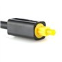 szlsl88 2 in 1 Sortie Optique Repartiteur Audio, Double Port Optique Câble Audio Adaptateur, Séparateur Fibre Remplacement