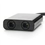 szlsl88 2 in 1 Sortie Optique Repartiteur Audio, Double Port Optique Câble Audio Adaptateur, Séparateur Fibre Remplacement