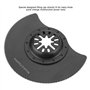5 pièces lames de scie circulaire universelles oscillantes multi-outils ensemble d'accessoires pour plastique bois métal souple 