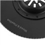 5 pièces lames de scie circulaire universelles oscillantes multi-outils ensemble d'accessoires pour plastique bois métal souple 