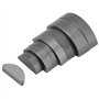 80pcs Metal Woodruff Keys Assortment Set de clés de différentes Tailles Attaches Indus
