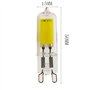 xin da xin Lot de 6 ampoules LED G9 - Corps en verre - Blanc froid - 6000 K - 5 W - Remplace une ampoule halogène de 40 W - 400 