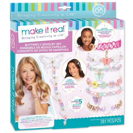 Make It Real - Parure de Bijoux Papillon