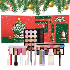 Compte À Rebours De Noël - Calendrier Du Compte À Rebours De Noël | Calendrier Du Compte À Rebours De Noël 2024 | Kit De Maquill