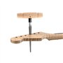 Alnicov Alésoir conique en bois à main avec poignée en T, 4 chanfreins cannelés, outil de coupe pour guitare