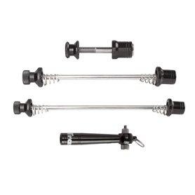 TranzX Components Tranz-X Broches pour boulons de siège et Roue Avant/arrière à détachement Rapide Outil de sécurité Inclus Noir