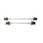 TranzX Components Tranz-X Broches pour boulons de siège et Roue Avant/arrière à détachement Rapide Outil de sécurité Inclus Noir