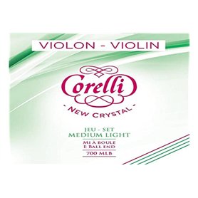 Corelli Cordes Violon Crystal Jeu avec boule Medium 700MB