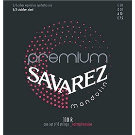 Strings for Mandoline Savarez Mandoline Premium 110R Jeu tension normale
