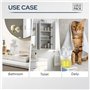 Lulupack 250ml Distributeurs de Savon à Pompe pour Shampooing, Après Shampooing,Bouteilles de Douche Rechargeables à Large Goulo