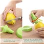 bingx 2pcs / Set jus de Citron Pulvérisateur, Manuel Jus d'orange Citrus Spray saveur fraîche, Salade de Citron pour Squeezer, G