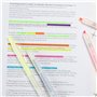 [6 couleurs] Assortiment de surligneurs rétractables, utilisation à une main