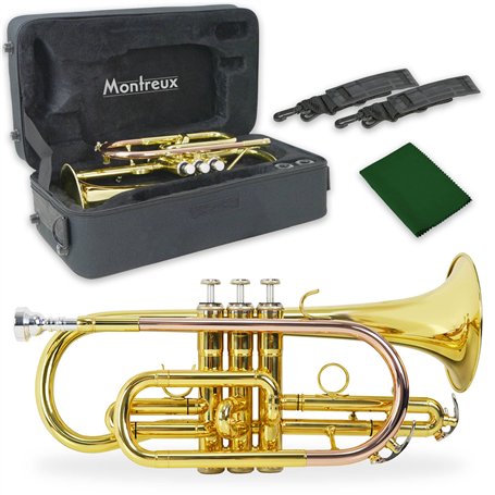 Montreux Student Sib Cornet pour débutants avec étui de protection léger