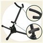 Montreux support pour saxophone alto/ténor - Conception compacte, légère et portable avec base en caoutchouc sécurisée