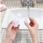 Bouteilles Déodorant à Rouler Rechargeables (Paquet de 6) - Vides - 1 Oz (30 ml) - 20 Autocollants Écrivables - Capuchon Twist -