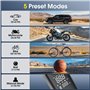 Gonfleur de pneu portable – Pompe à air sans fil 5 fois plus rapide 180 PSI pour pneus de voiture, motos, vélos et ballons avec 