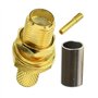 Lot de 10 connecteurs SMA mâle vers femelle et outil de sertissage coaxial pour câble d'extension d'antenne wifi SMA BNC RG58