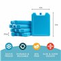 compacts et réutilisables pour boîtes à déjeuner et glacières