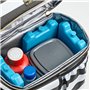 Fit & Fresh Lot de 5 blocs réfrigérants pour jours de la semaine, compacts et réutilisables pour boîtes à déjeuner et glacières,