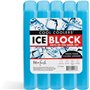 Fit & Fresh Lot de 5 blocs réfrigérants pour jours de la semaine, compacts et réutilisables pour boîtes à déjeuner et glacières,