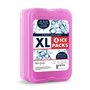 Fit + Fresh Slim Lot de 4 Accumulateurs de Froid Réfrigérants Réutilisables XL - Parfaits pour les boîtes à déjeuner, les glaciè