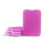 Fit + Fresh Slim Lot de 4 Accumulateurs de Froid Réfrigérants Réutilisables XL - Parfaits pour les boîtes à déjeuner, les glaciè