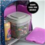 Fit + Fresh Slim Lot de 4 Accumulateurs de Froid Réfrigérants Réutilisables XL - Parfaits pour les boîtes à déjeuner, les glaciè