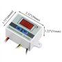 BGTXINGI XH-W3001 DC 110V-220V 1500W 10A Microordinateur Numérique Contrôleur de Température Affichage Numérique Thermostat Inte