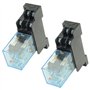 WMYCONGCONG Lot de 2 relais de puissance électromagnétique HH52P AC 24 V à bobine DPDT 8 broches avec base de prise (AC 24 V)