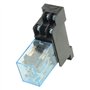 WMYCONGCONG Lot de 2 relais de puissance électromagnétique HH52P AC 24 V à bobine DPDT 8 broches avec base de prise (AC 24 V)