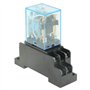 WMYCONGCONG Lot de 2 relais de puissance électromagnétique HH52P AC 24 V à bobine DPDT 8 broches avec base de prise (AC 24 V)