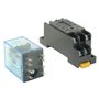 WMYCONGCONG Lot de 2 relais de puissance électromagnétique HH52P AC 24 V à bobine DPDT 8 broches avec base de prise (AC 24 V)
