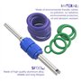 WMYCONGCONG Kit de joints toriques en caoutchouc pour compresseur de climatisation de voiture 18 tailles avec outil de retrait d