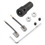 WMYCONGCONG Moteur à aimant permanent DC 12/24V 30W haute vitesse CW/CCW (12 V CC 3500 tr/min) et support de montage pour motoré