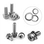 Tovot 304 Lot de 270 rondelles de verrouillage à ressort en acier inoxydable Tailles M3 M4 M5 M6 M7 M8 M10 M12 M14