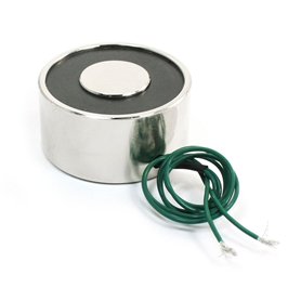 sourcing map 12V 55LB 25Kg électrique levage aimant Électro-aimant solénoïde tenue de pont 40mm