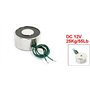 sourcing map 12V 55LB 25Kg électrique levage aimant Électro-aimant solénoïde tenue de pont 40mm