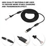 VBESTLIFE Câble pour 360, Adaptateur de Rupture de câble de Remplacement de câble de Manette de Jeu USB 5 Broches pour 360 (Noir