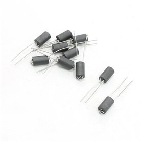 sourcing map 6 mm x 10 mm x 0.8 mm Axial 6 canaux ferrite Perles Bobines Lot de 10