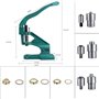 Œillet 6/10/12 mm Grommet Machine avec 3 séries de perforateurs