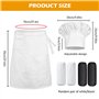 Toque De Cuisinier Tabliers Courts Réglable Toque Chef Tablier Demi D