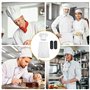 Nizirioo 3pcs Toque De Chef Et Tablier De Cuisine Manches, Toque De Cuisinier Tabliers Courts Réglable Toque Chef Tablier Demi D